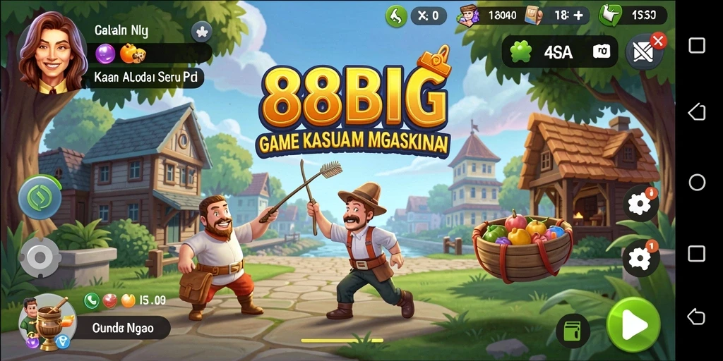 Tampilan gameplay seru dan menantang di 88BIG.