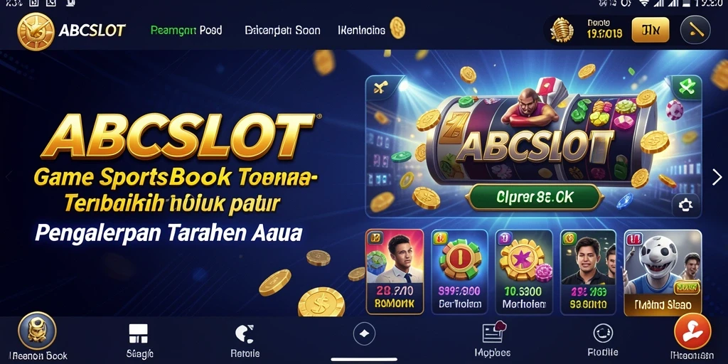 Tampilan menarik dari gameplay Sportsbook di ABCSLOT.