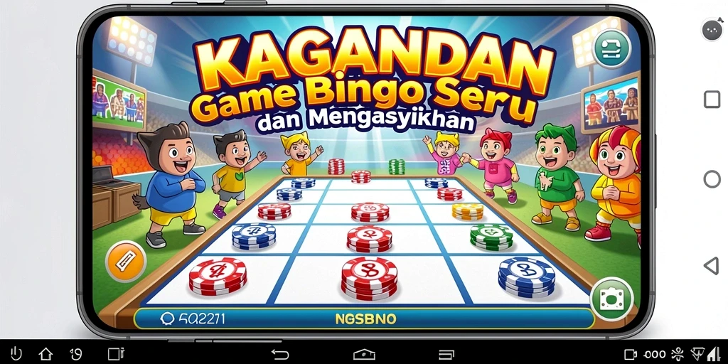 Tampilan gameplay KAGANDAN yang seru dengan elemen Bingo.