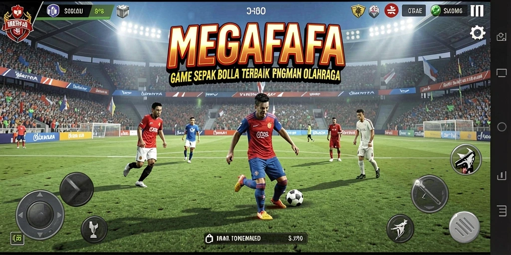 Tampilkan gameplay intens sepak bola di MEGAFAFA.