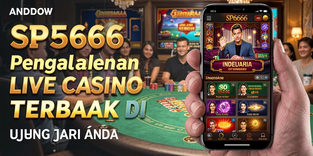Screenshot utama SP666 menampilkan gameplay Live Casino yang menarik.